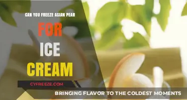 Delicious Asian Pear Ice Cream: A Refreshing Frozen Treat