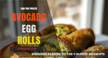Freezing Avocado Egg Rolls: A Handy Guide for Food Lovers