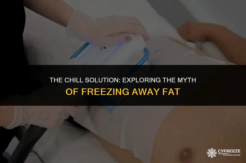 can you freeze away fat with ice