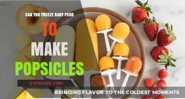Healthy Treats: Freezing Baby Food into Nutritious Popsicles