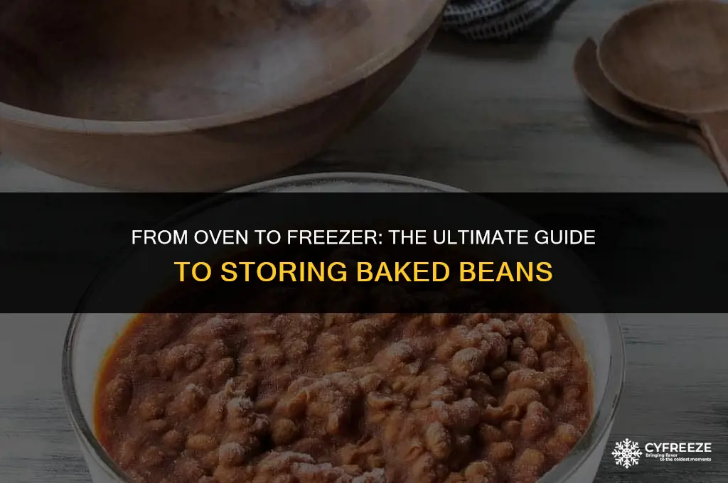 can you freeze baked beans after you make them