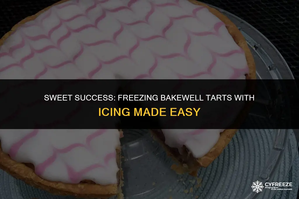 can you freeze bakewell tart with icing