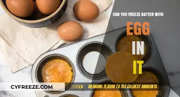 Freezing Batter with Eggs: Tips for Safe Storage and Use