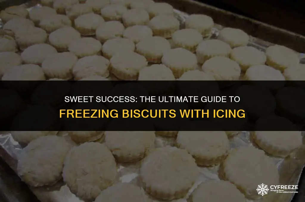 can you freeze biscuits with icing
