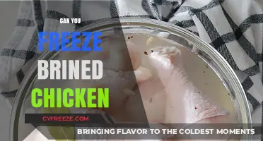 Preserving Poultry Perfection: The Art of Freezing Brined Chicken