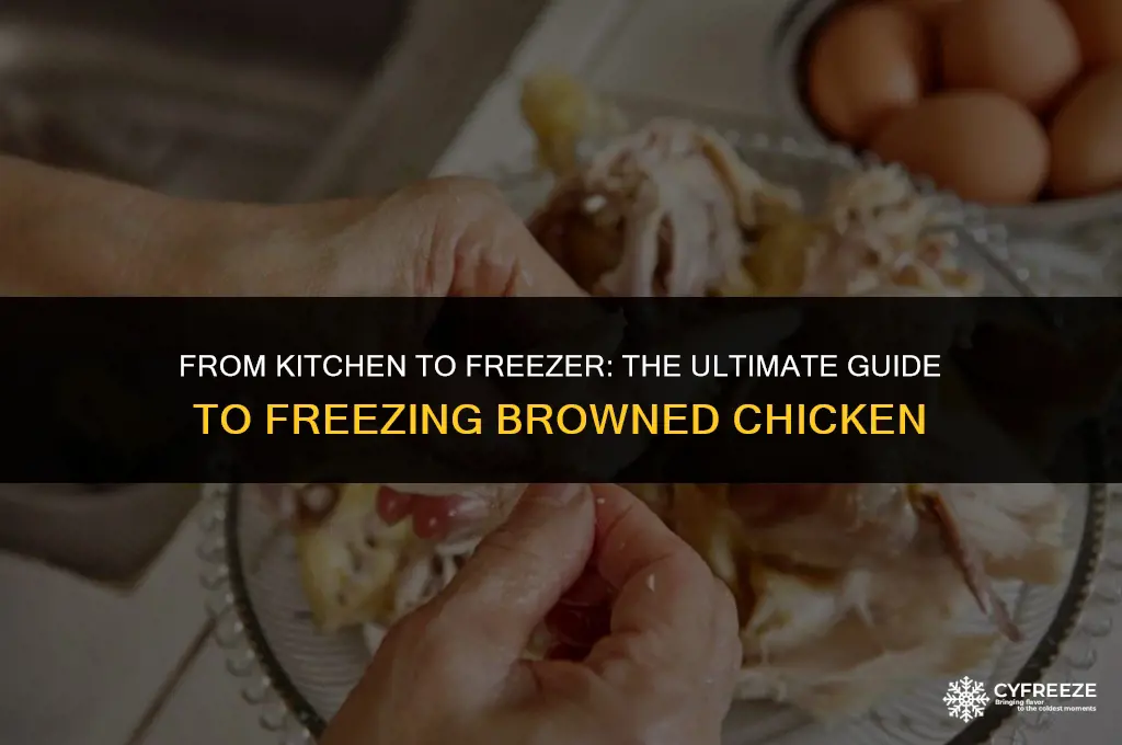 can you freeze browned chicken