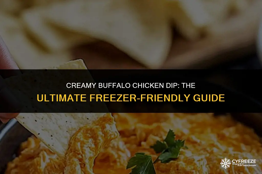 can you freeze buffalo chicken dip with cream cheese