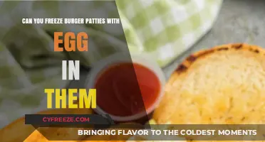 Freezing Burger Patties with Egg: Tips and Best Practices