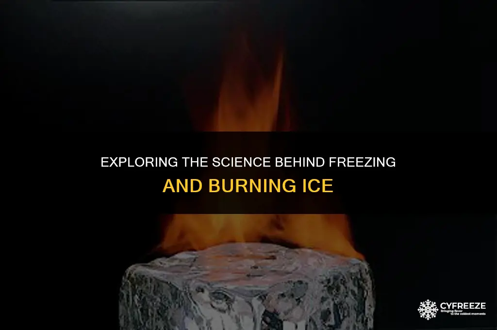 can you freeze burn ice
