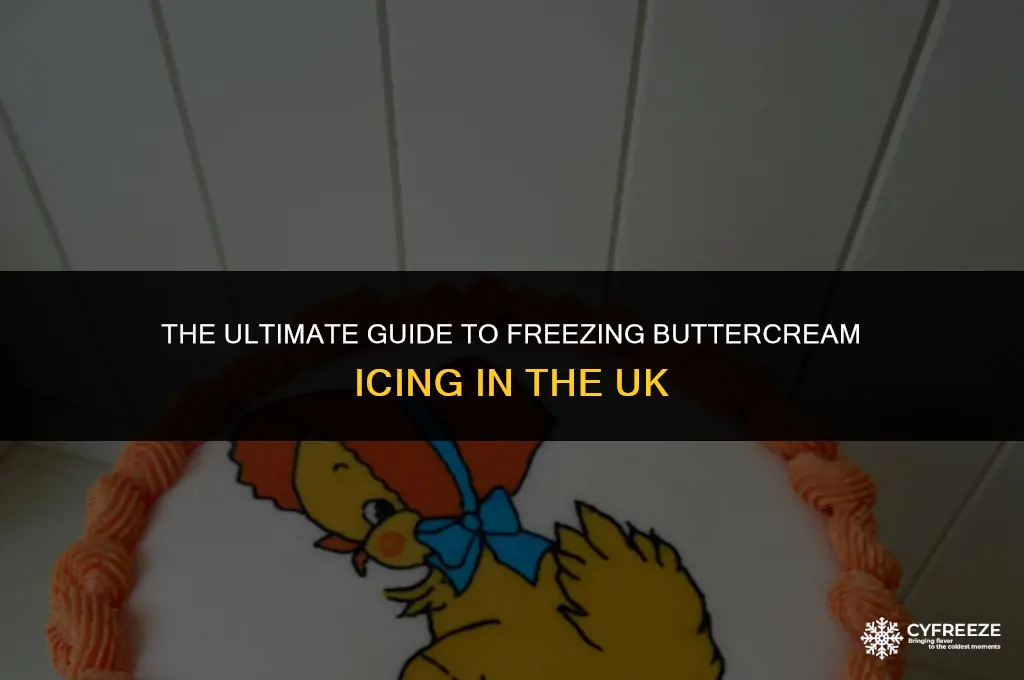 can you freeze buttercream icing uk