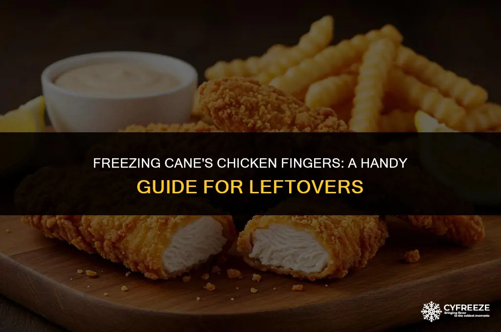 can you freeze cane