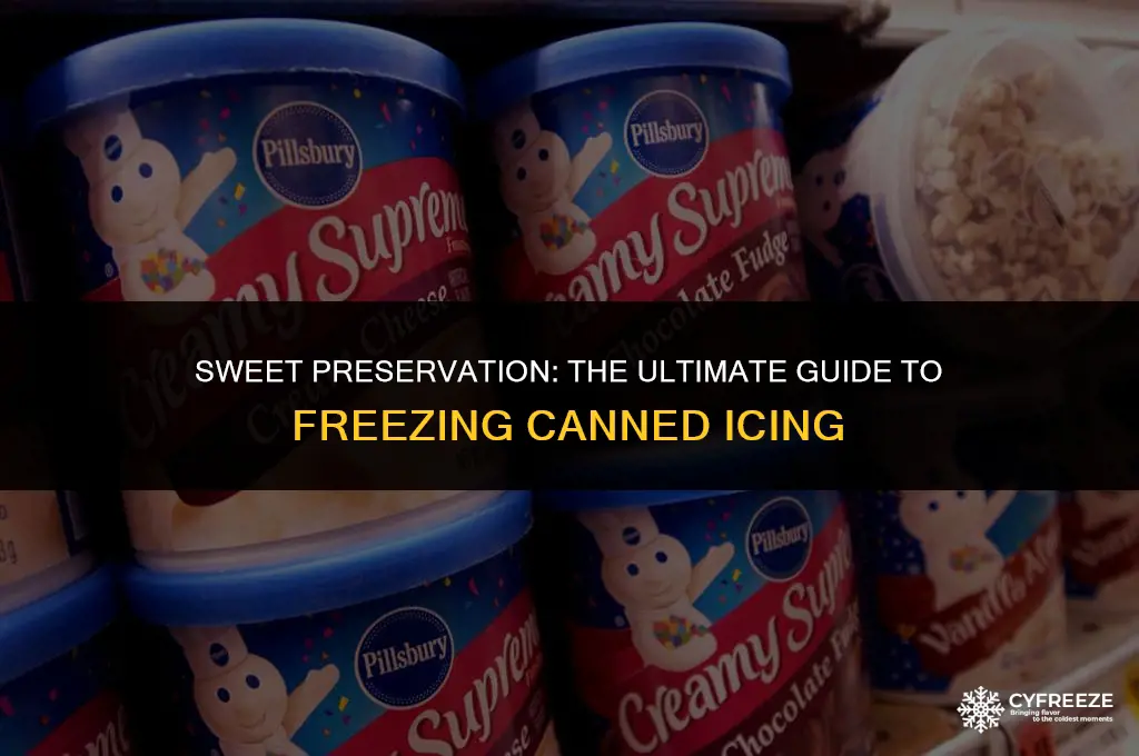 can you freeze canned icing