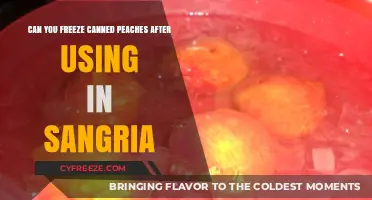 Freezing Canned Peaches Post-Sangria: Tips and Best Practices