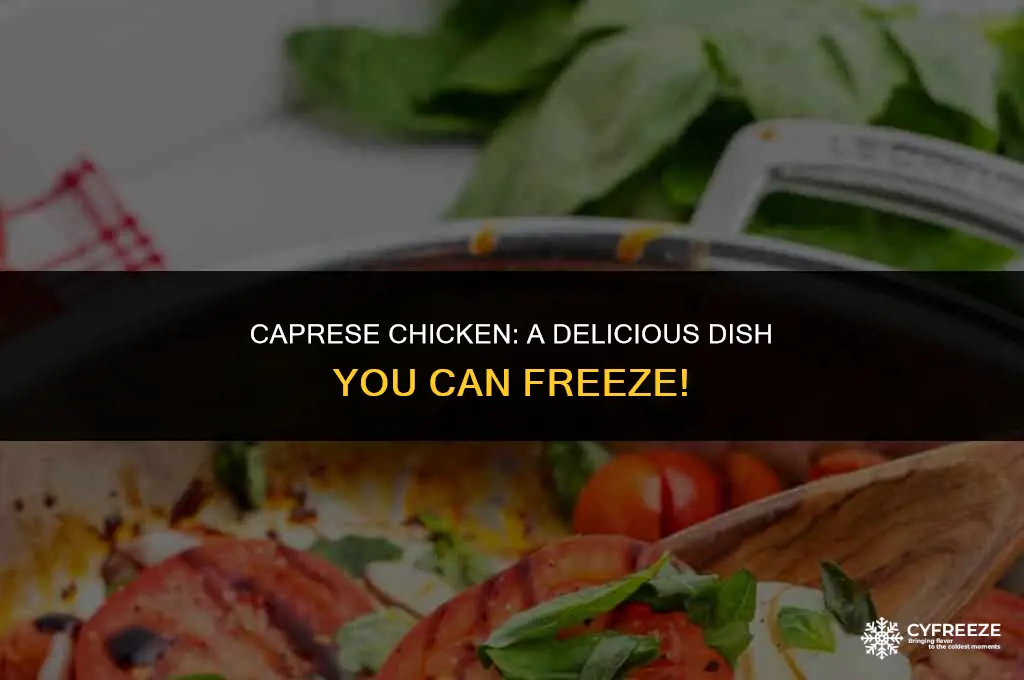 can you freeze caprese chicken