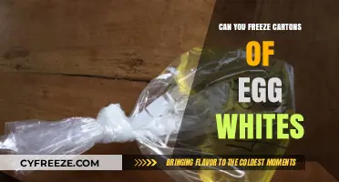 Freezing Egg Whites: Can You Safely Store Cartons in the Freezer?