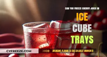 Cherry Juice Ice Cubes: A Refreshing Twist for Your Drinks