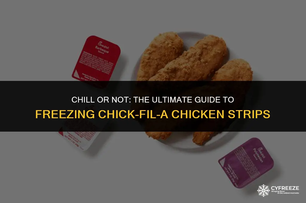 can you freeze chick-fil-a chicken strips