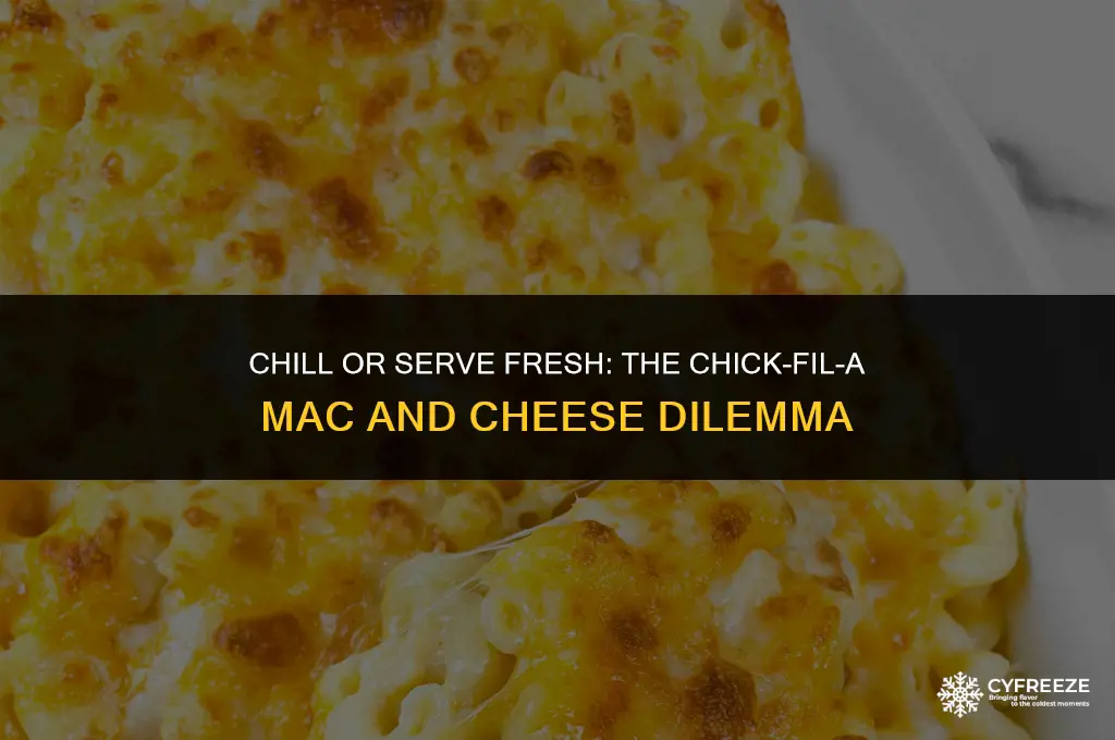 can you freeze chick fil a mac and cheese