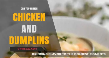 Freezing Chicken and Dumplings: A Convenient Meal Prep Guide