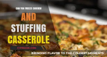 Delicious Make-Ahead: Freezing Chicken and Stuffing Casserole