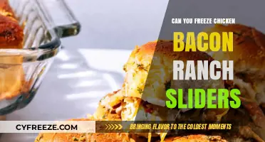 Delicious Chicken Bacon Ranch Sliders: Freezer-Friendly Meal Prep!