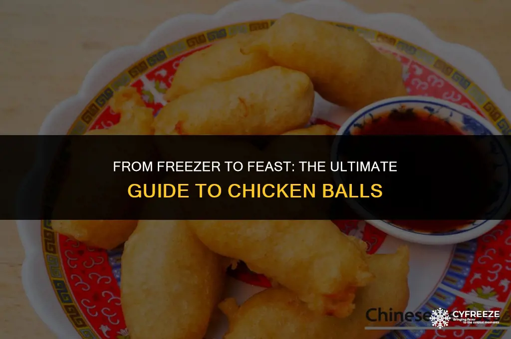 can you freeze chicken balls