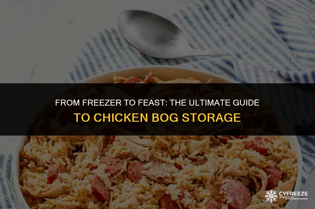 can you freeze chicken bog