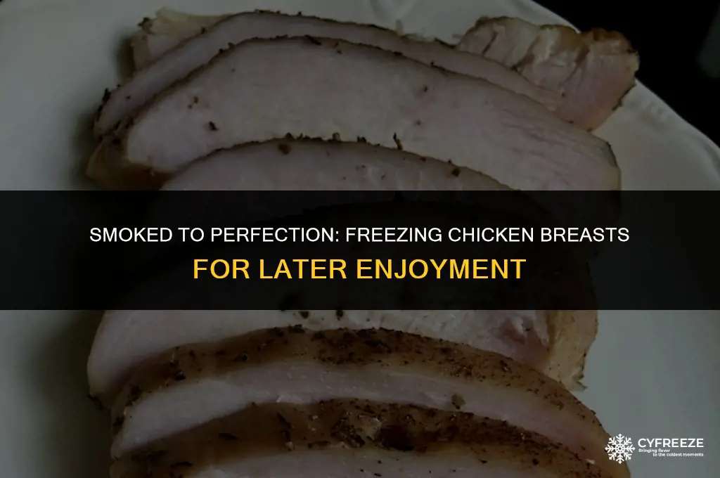 can you freeze chicken breasts after smoking