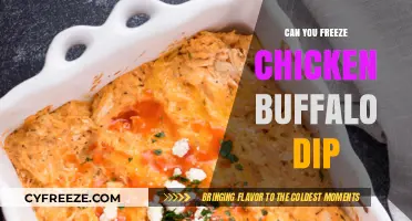 Freezing Chicken Buffalo Dip: A Complete Guide