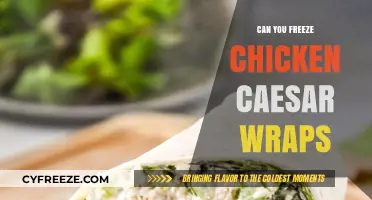 Freezing Chicken Caesar Wraps: A Simple Guide for Meal Prep