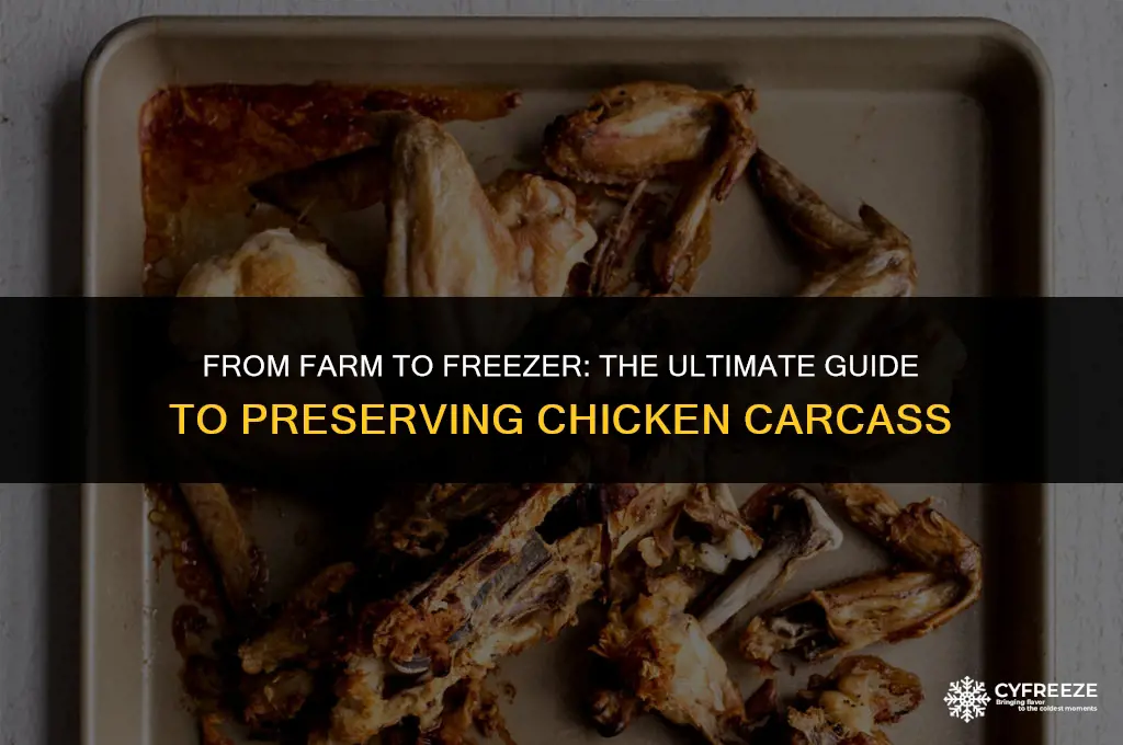 can you freeze chicken carcass