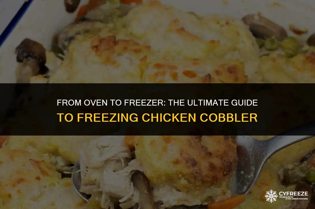 can you freeze chicken cobbler