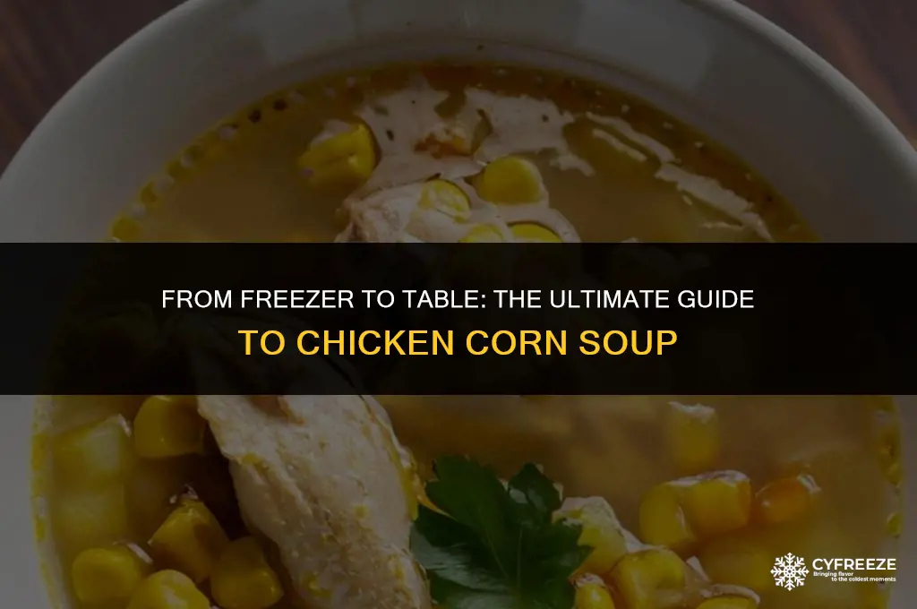 can you freeze chicken corn souo