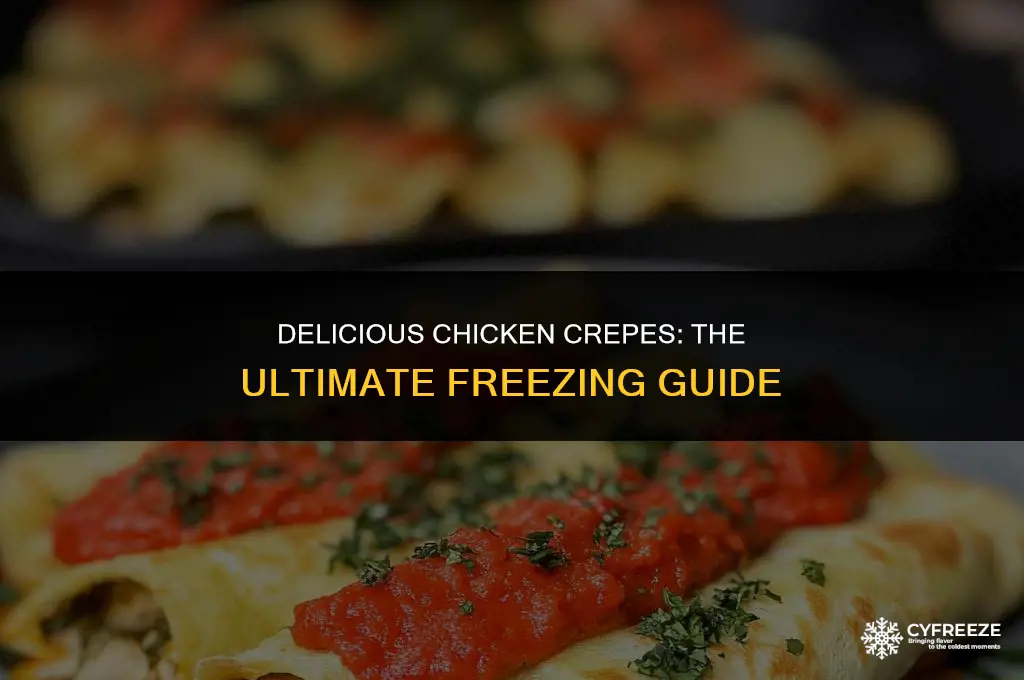 can you freeze chicken crepes