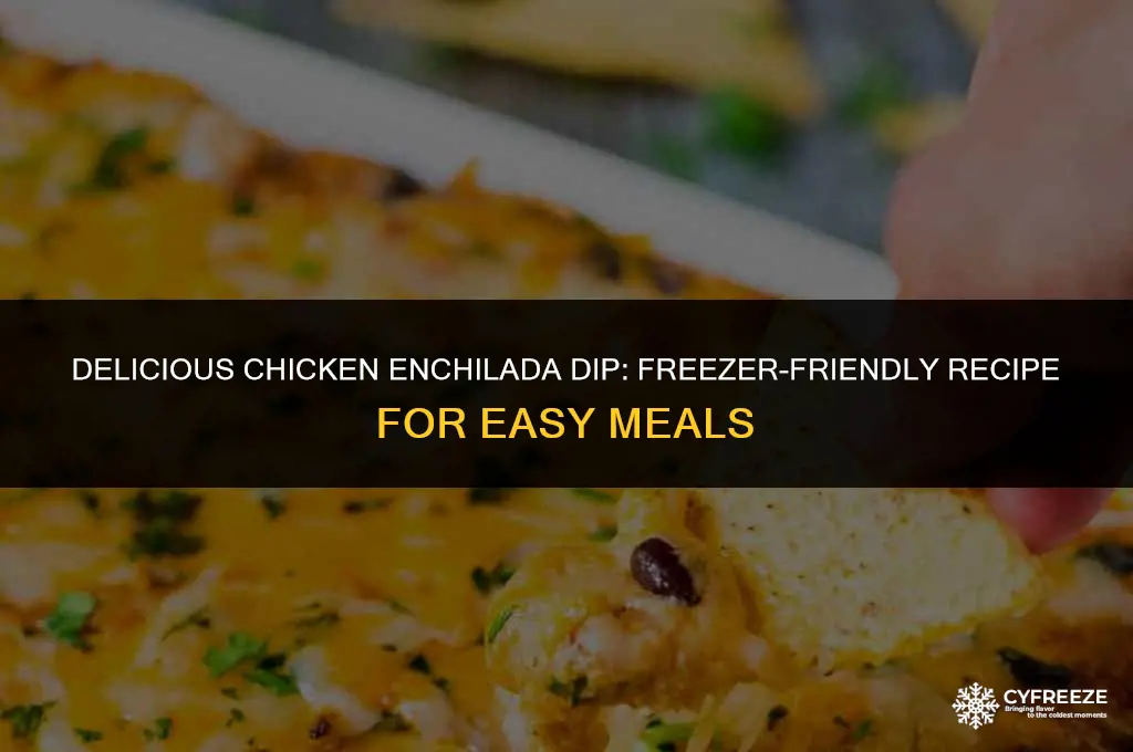 can you freeze chicken enchilada dip