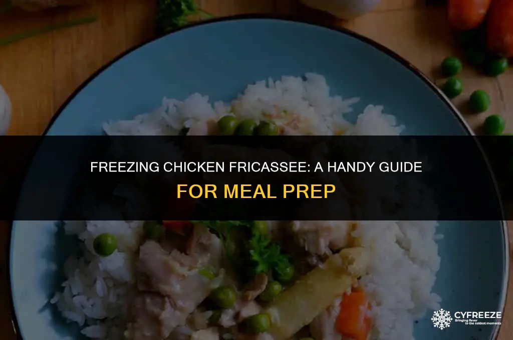 can you freeze chicken fricassee