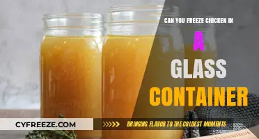 Safely Freezing Chicken in Glass Containers: A Complete Guide