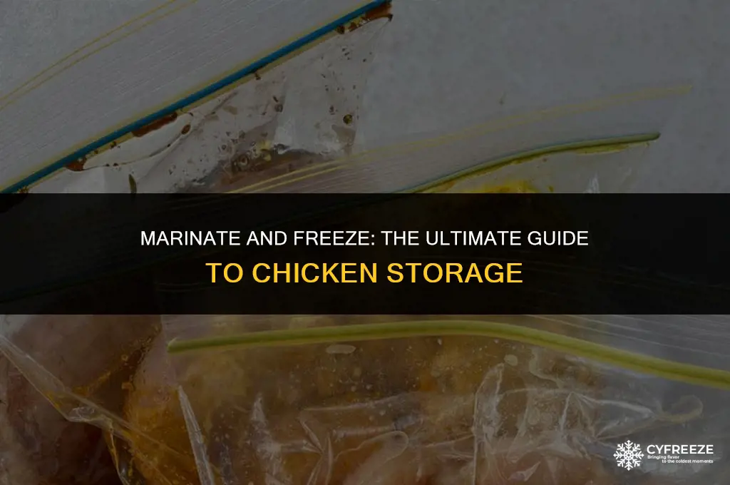can you freeze chicken in marinade ziplock bag