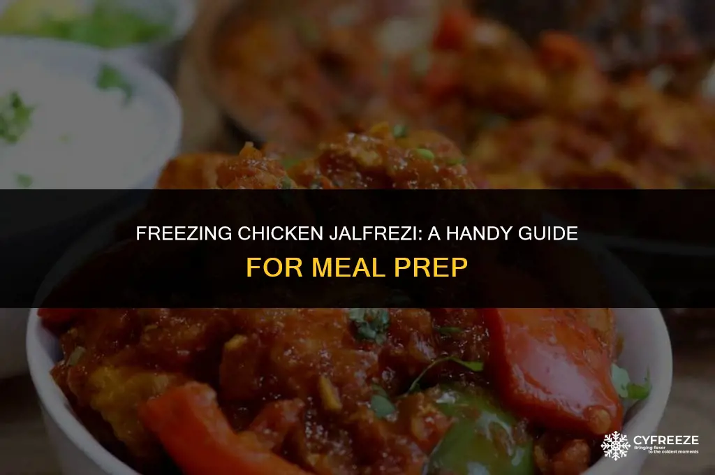 can you freeze chicken jalfrezi