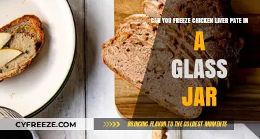Preserving Gourmet Delights: Freezing Chicken Liver Pâté in Glass Jars