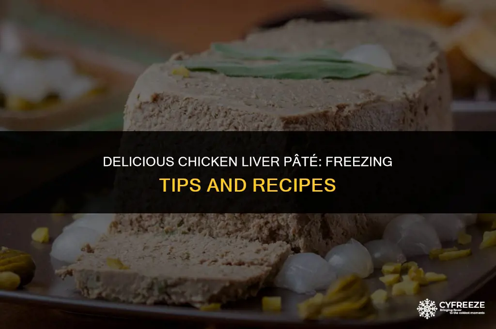 can you freeze chicken liver pate recipes