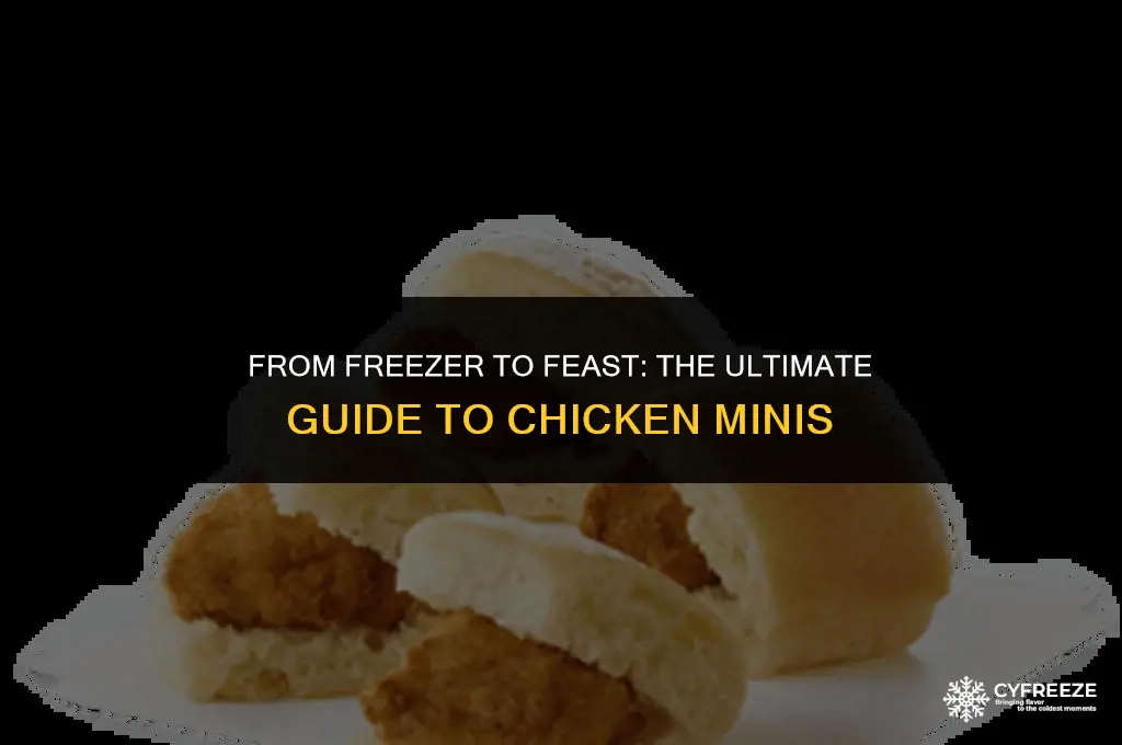 can you freeze chicken minis