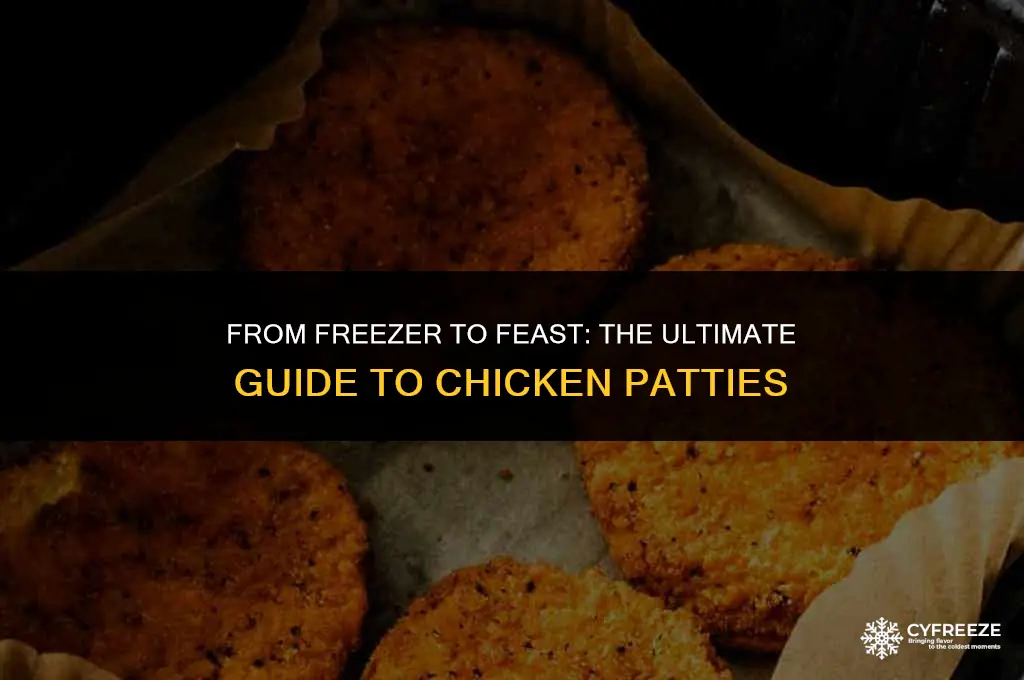 can you freeze chicken patties