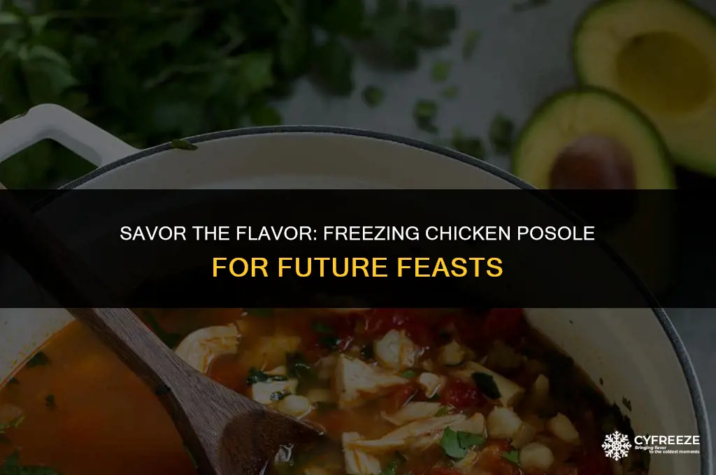 can you freeze chicken posole
