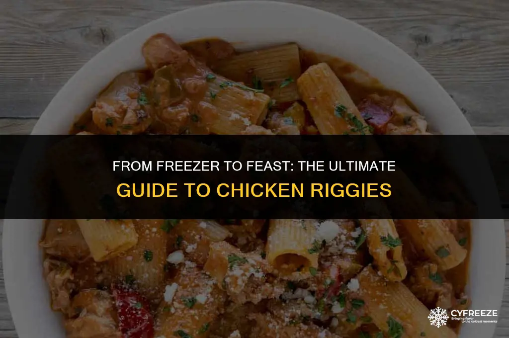 can you freeze chicken riggies