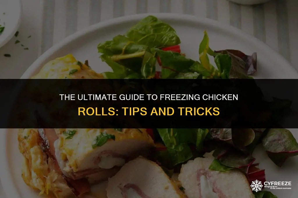 can you freeze chicken roll