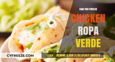 Freezing Chicken Ropa Verde: A Handy Guide for Meal Prep