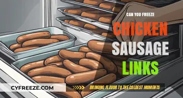 Savor the Flavor: Freezing Chicken Sausage Links for Future Feasts