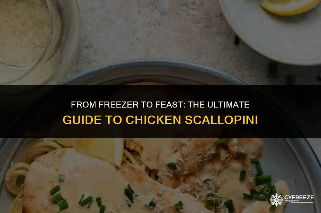 can you freeze chicken scallopini