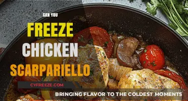 Freezing Chicken Scarpariello: A Handy Guide for Meal Prep